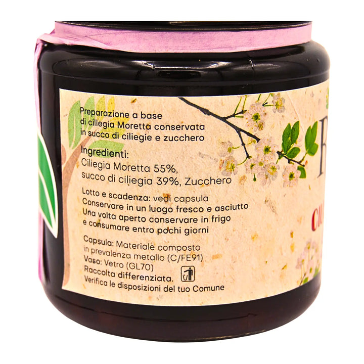 Ciliegie Sciroppate varietà Moretta - 320 gr. Modena Food Boutique