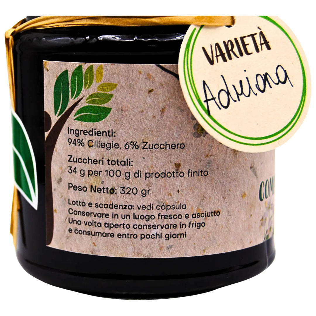 Composta di Ciliegia Adriana di Vignola - 320 gr. Modena Food Boutique