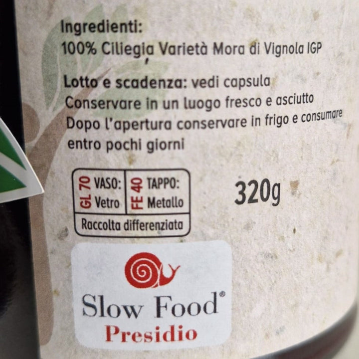 Composta con Ciliegia Moretta di Vignola IGP – Presidio Slow Food