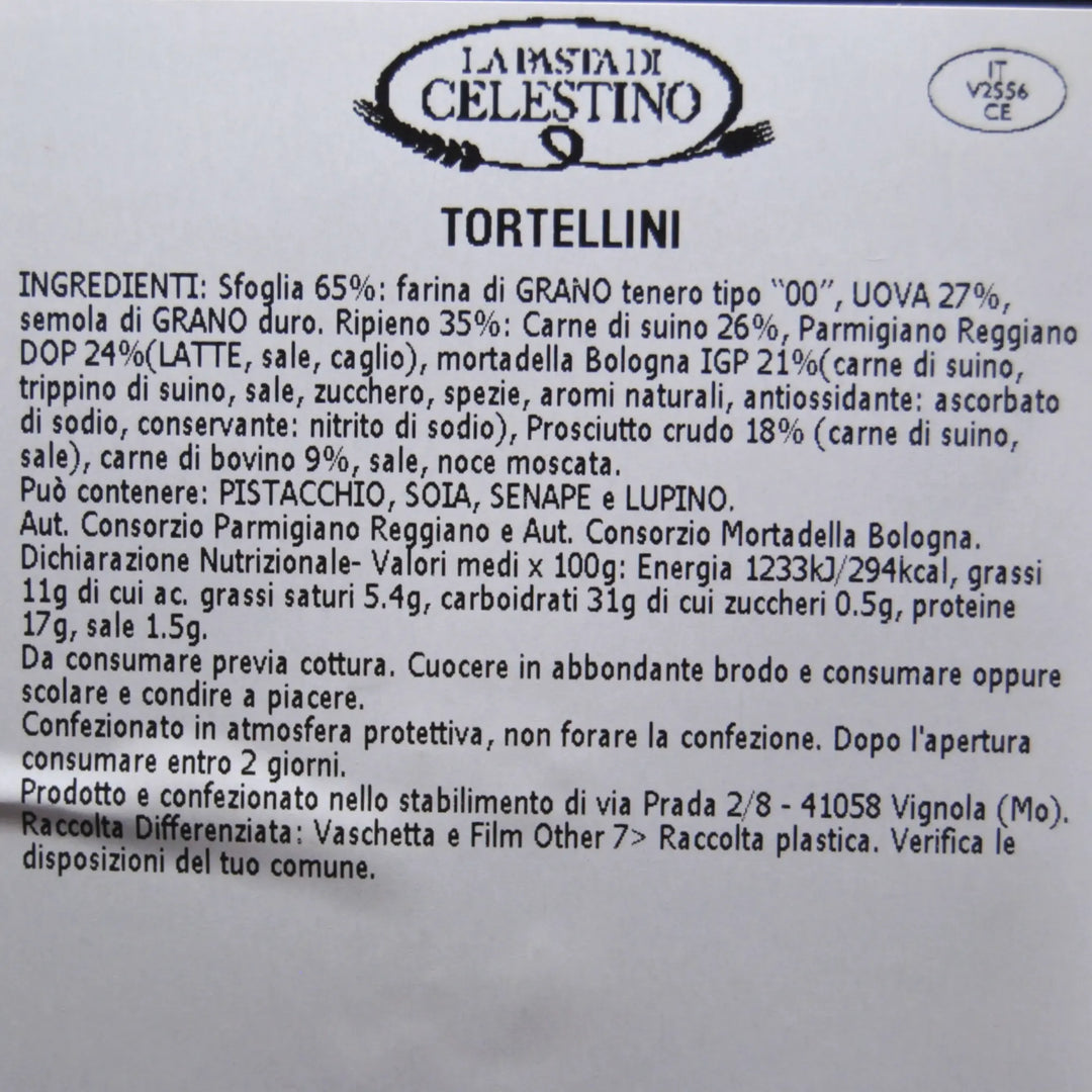 Tortellini di Modena - Tradizioni e Sapori La Pasta di Celestino