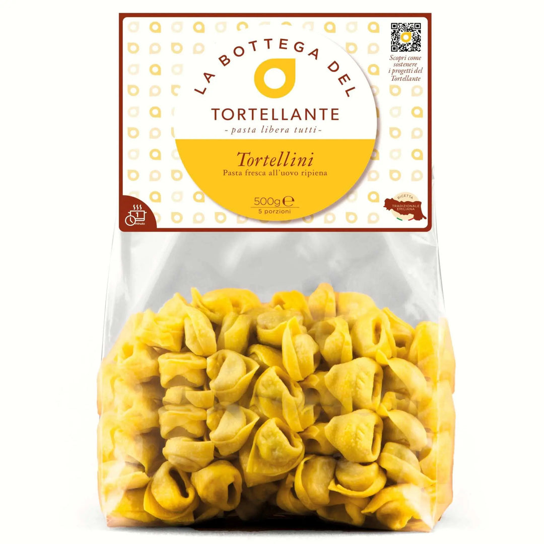 Confezione da 2 kg di Tortellini IL TORTELLANTE pasta fresca artigianale ripiena di carne di qualità